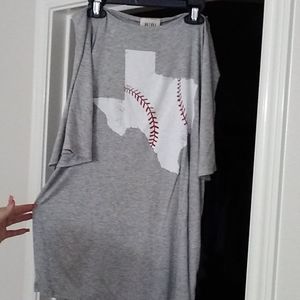 Texas baseball tee
